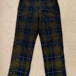 Pier Antonio gaspari womens plaid dress pants
